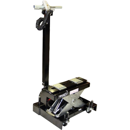 Cric de service de plancher, 12 tonne(s) Capacit&eacute;, 7-1/2" Abaiss&eacute;e, 15-3/4" &eacute;lev&eacute;e, Air comprim&eacute;/hydraulique Stor-it Systems