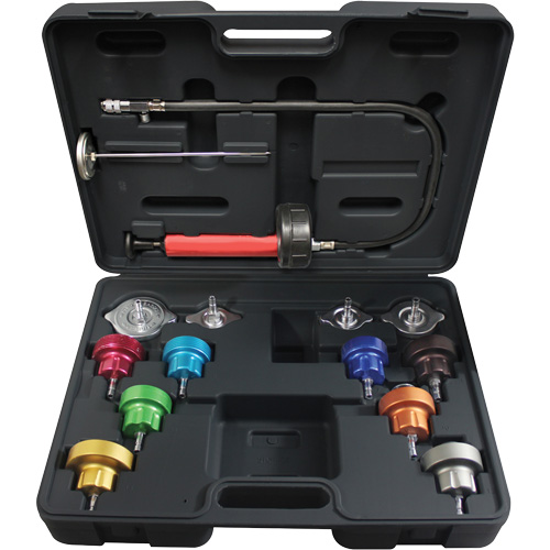 Trousse pour test de pression universel pour syst&egrave;me de refroidissement 14 mcx Stor-it Systems