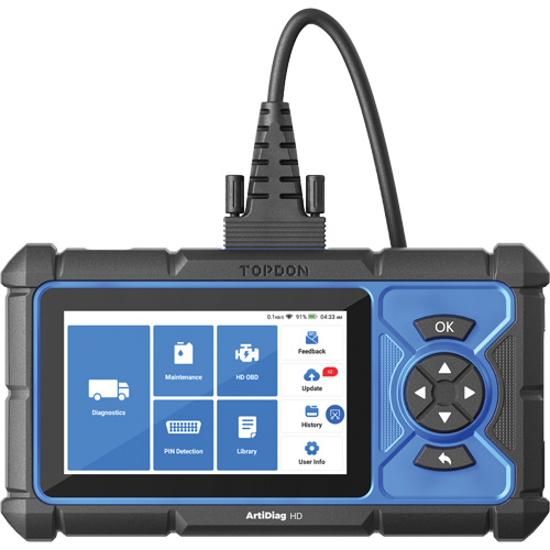 ArtiDiag HD 5" Heavy-Duty Scan Tool with Service Functions Stor-it Systems