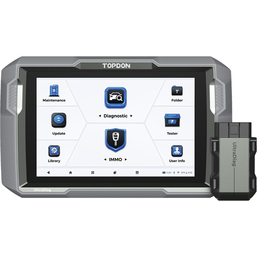 UltraDiag 8" Scan Tool & Key Programming with Bi-Directional Controls Stor-it Systems