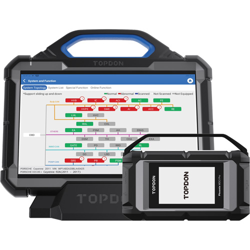 Phoenix Max Basic 13.3" OE-Level Scan Tool, Docking Station, & Cloud-Based Programming Stor-it Systems