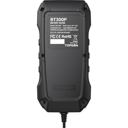 BT300P Battery, Charging & Cranking System Tester with Printer Stor-it Systems
