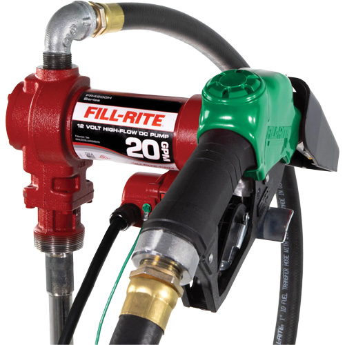 12V Fuel Transfer Pump with Nozzle Stor-it Systems