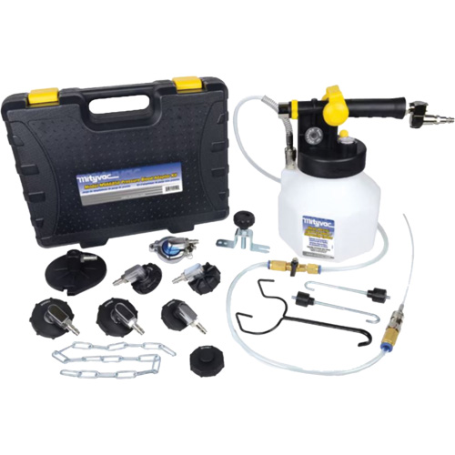Pressure Brake Bleeder Kit with 7 Adapters Stor-it Systems