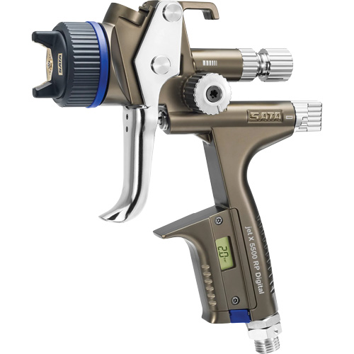 Pistolet de peinture de premi&egrave;re qualit&eacute; pour peinture automobile avec psi num&eacute;rique X5500 RP 1,3 I RPS D, Entr&eacute;e d'air 1/4" NPT, 10,24 pi³/min, Capacit&eacute; 0,6 L/0,9 L, 0,17 psi Stor-it Systems