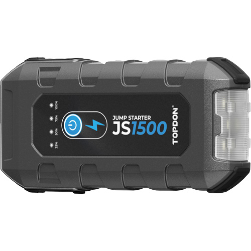 D&eacute;marreur d'appoint, survolteur, banque d'alimentation et lampe de poche JumpSurge1500 Stor-it Systems