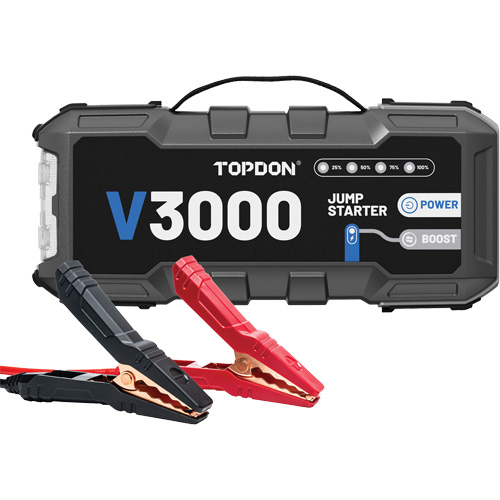 Survolteur, banque d'alimentation et lampe de poche V3000 Stor-it Systems
