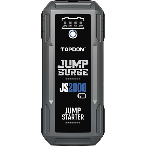 D&eacute;marreur de secours, banque d'alimentation et lampe de poche JumpSurge2000Pro &agrave; 2500 A de pointe Stor-it Systems