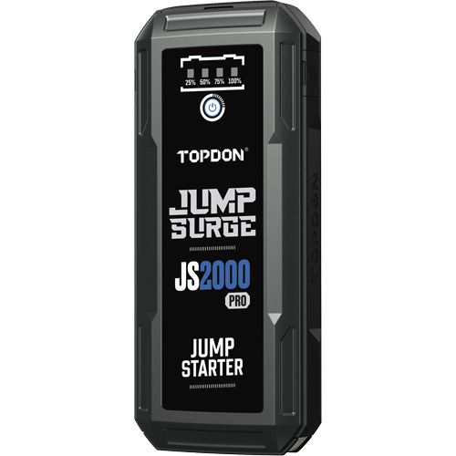 D&eacute;marreur de secours, banque d'alimentation et lampe de poche JumpSurge2000Pro &agrave; 2500 A de pointe Stor-it Systems