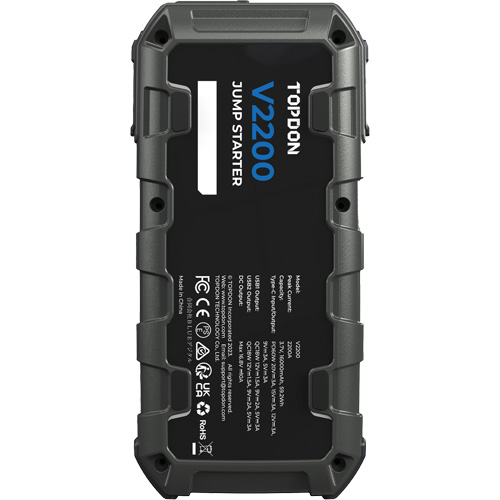 Survolteur, banque d'alimentation et lampe de poche V2200 Stor-it Systems