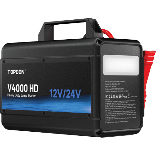 V4000 HD 12V/24V 4000A Jump Starter Stor-it Systems