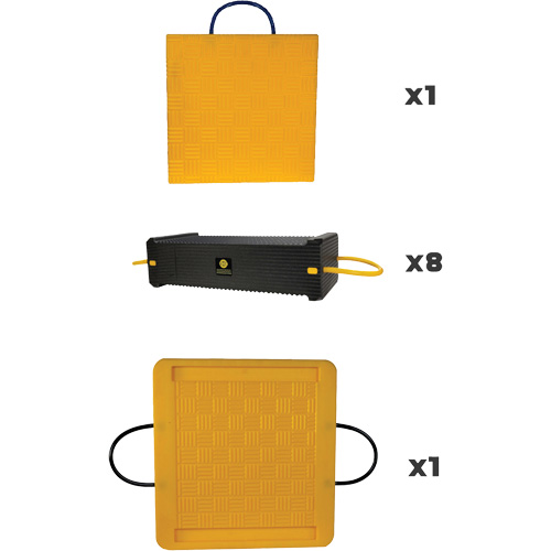 10-Piece CribLok Composite Cribbing System Kit Stor-it Systems