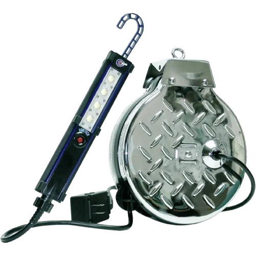 Lampe de travail HEMITECH 4, Crochet, 720 lumens Stor-it Systems