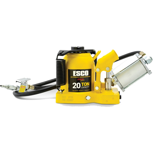 Cric bouteille de s&eacute;rie Pro "Shorty", 20 tonne(s), Air comprim&eacute;/hydraulique, 12-5/8" Hauteur &eacute;lev&eacute;e Stor-it Systems