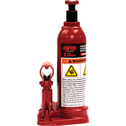 Cric &agrave; bouteille hydraulique professionnel, 2 tonne(s), 14-1/2" Hauteur &eacute;lev&eacute;e Stor-it Systems