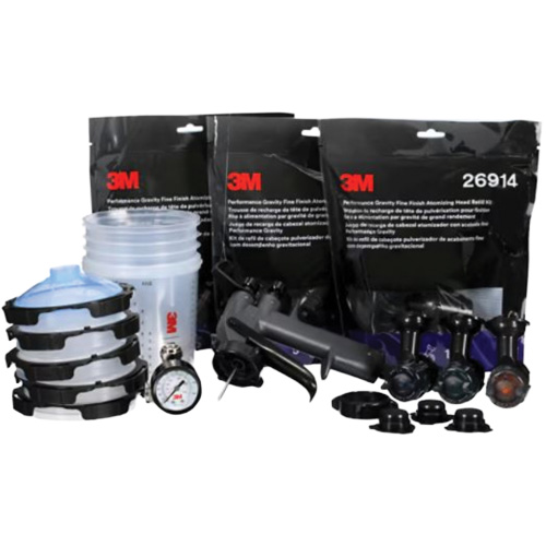 Performance Fine Finish Spray Gun System with PPS Cups, 13 CFM, 29 PSI Stor-it Systems