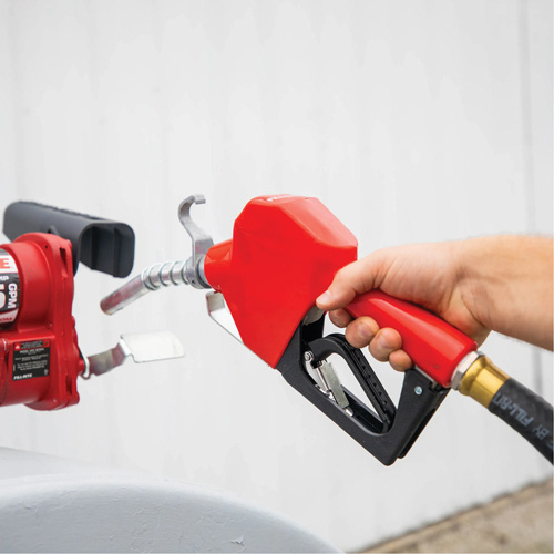 Red Automatic Gasoline Spout Nozzle Stor-it Systems