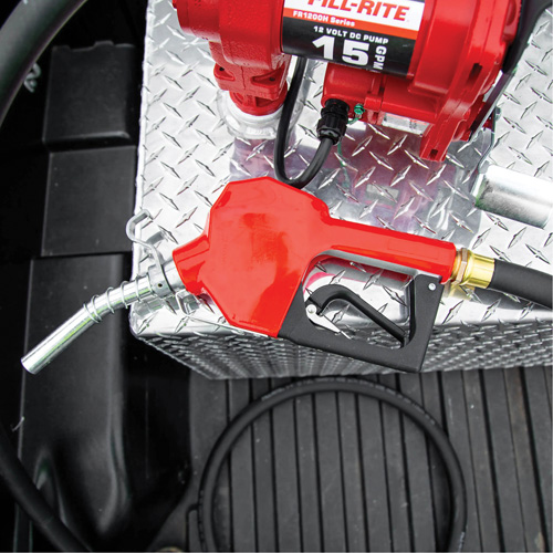Red Automatic Gasoline Spout Nozzle Stor-it Systems