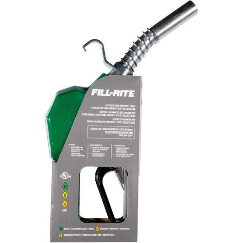Pistolet de distribution automatique vert pour essence Stor-it Systems