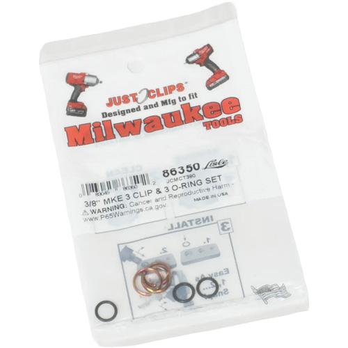 3/8" Clips & O-Rings Set for Milwaukee Stor-it Systems