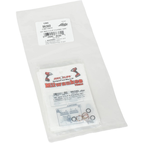 3/8" Clips & O-Rings Set for Milwaukee - Bulk Stor-it Systems