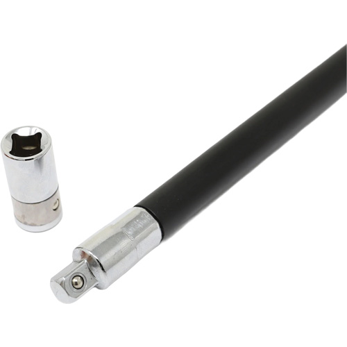 Tournevis flexible extra-long avec adaptateur carr&eacute; 1/4" x hexagonal 1/4" Stor-it Systems