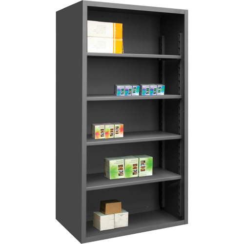 Heavy-Duty Shelving, Steel, Bolted, 850 lbs. Capacity, 48" W x 72" H x 18" D Stor-it Systems