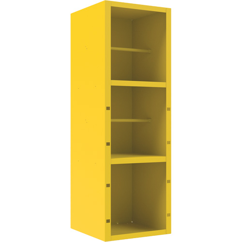 Spill Control Cabinet, 1 Shelves, 72" H x 24" W x 24" D, Steel, Yellow Stor-it Systems