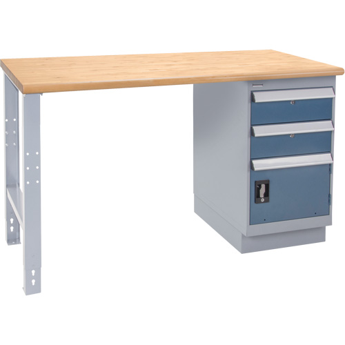 &eacute;tabli industriel, Porte a/combinaison de tiroirs, Cap 1000 lb, 72" la x 36" p, 34" h Stor-it Systems