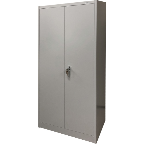 Storage Cabinet, Steel, 4 Shelves, 66" H x 30" W x 15" D, Grey Stor-it Systems