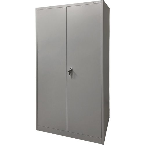 Storage Cabinet, Steel, 4 Shelves, 78" H x 36" W x 24" D, Grey Stor-it Systems