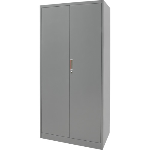 Armoires de rangement Hi-Boy, Acier, 4 Tablettes, 72" h x 36" la x 18" P, Gris Stor-it Systems