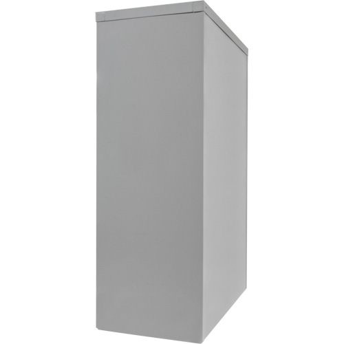 Counter-High Storage Cabinet, Steel, 2 Shelves, 42" H x 30" W x 15" D, Grey Stor-it Systems