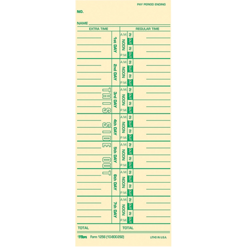 Cartes de temps Stor-it Systems