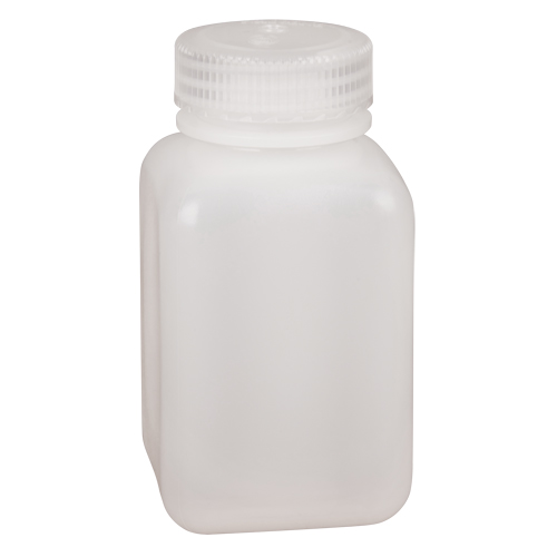 Bouteilles peu encombrantes &agrave; prise facile, Carr&eacute;e, 8 oz, Plastique Stor-it Systems