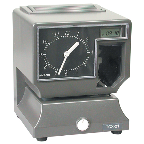 Horloge de pointage, Num&eacute;rique Stor-it Systems