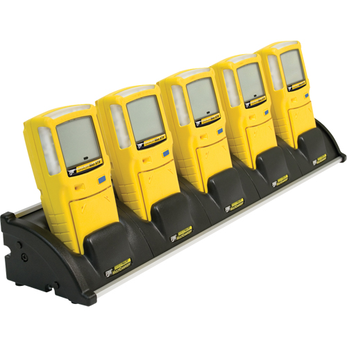 BW GasAlertMax XT II Multi-Gas Detectors - Five Unit Cradle Charger Stor-it Systems