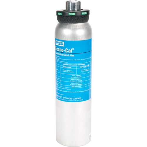 Gaz d'essai d'&eacute;talonnage, 4 M&eacute;lange de gaz, CH4/CO/H2S/O2, 34 litres Stor-it Systems