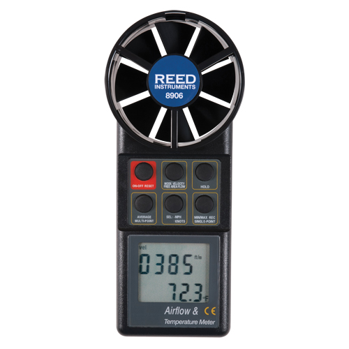 Thermo-an&eacute;mom&egrave;tre &agrave; h&eacute;lice avec certificat de calibration Stor-it Systems