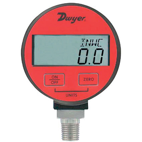 Manom&egrave;tre,  2-31/50", 30 psi, Fixation inf&eacute;rieure, Num&eacute;rique Stor-it Systems