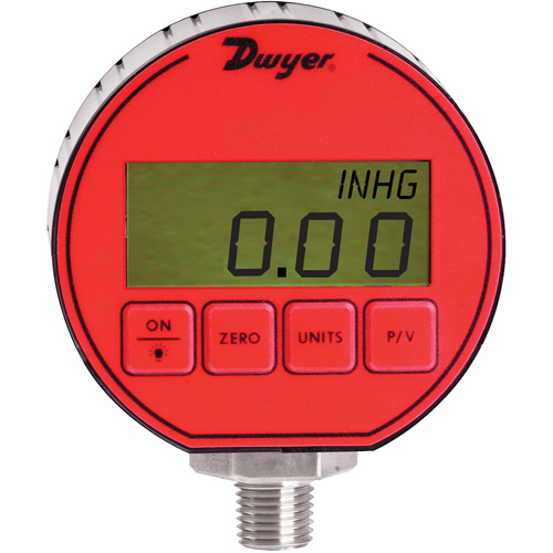Pressure Gauge, 3" , 0 - 5000 psi, Bottom Mount, Digital Stor-it Systems