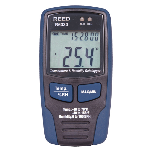 Temp/RH Data Loggers, 40°C to 70°C (-40°F to 158°F) Stor-it Systems