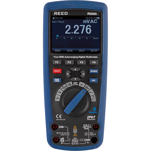 True RMS Industrial Multimeter, AC/DC Voltage, AC/DC Current Stor-it Systems