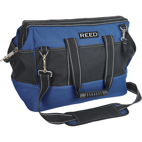 Industrial Tool Bag, Polyester, 33 Pockets, Black/Blue Stor-it Systems