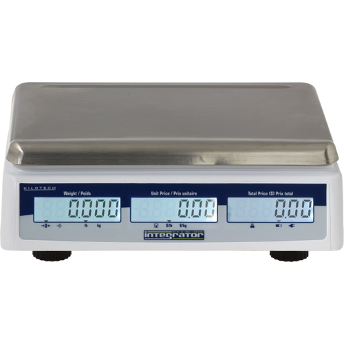 Balance &agrave; calcul de prix Integrator C30, Capacit&eacute; 60 lb / 30 kg, Graduations 0,02 lb / 0,005 kg Stor-it Systems