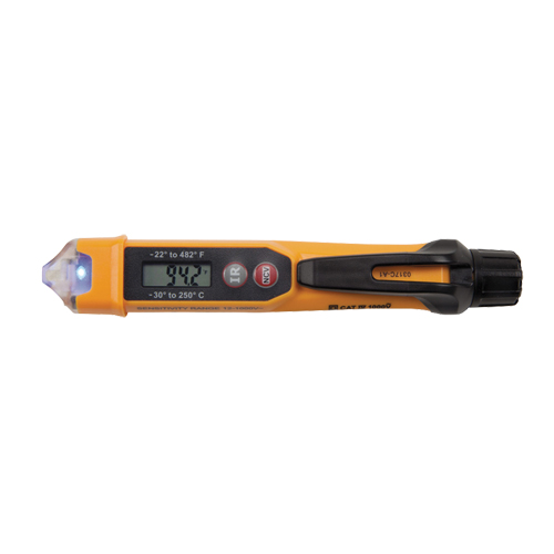 Non-Contact Voltage Tester with Infrared Thermometer Stor-it Systems