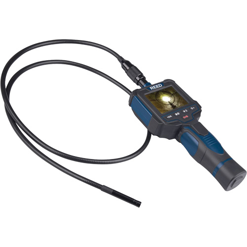 Recordable Borescope Inspection Camera, 2.5" Display, 640 x 480 pixels, 8 mm (0.31") Camera Head Stor-it Systems