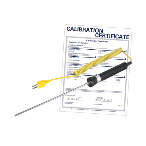 Immersion Thermocouple Probe with Calibration Certificate, 600 °C (1112°F) Max. Temp. Stor-it Systems