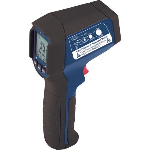 Infrared Thermometer, -31°- 1202° F ( -35° - 650° C ), 12:1, Adjustable Emmissivity Stor-it Systems