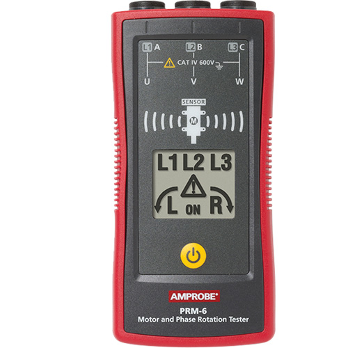 V&eacute;rificateur de l'ordre de phase et de la rotation des moteurs PRM-6 Stor-it Systems